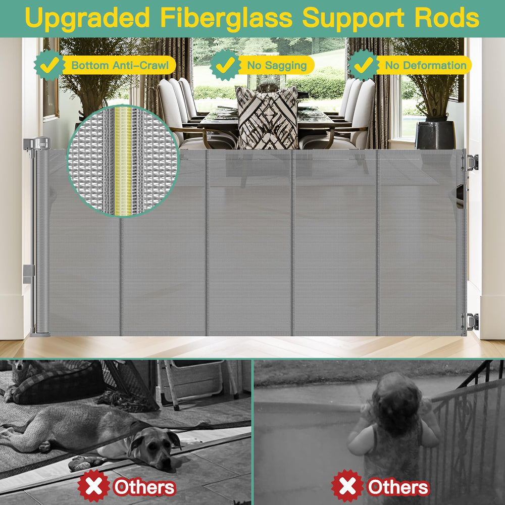 Stcockis reinforced-rod mesh close-up shows durable construction for pets.