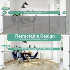 Stcockis space-saving-retractable-design collapses when idle to free floor space and reduce tripping.
