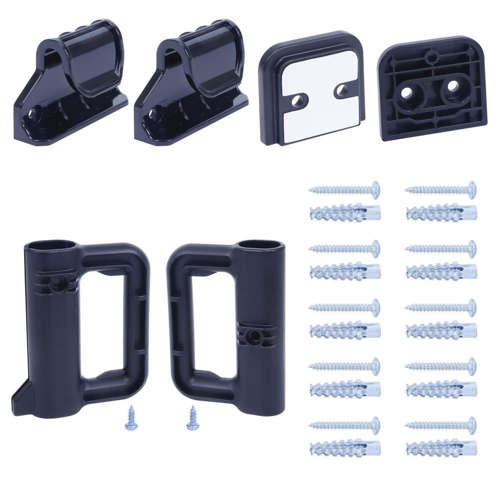 Stcockis wall mounting brackets for secure installation of retractable gates