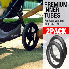 Steerling inner-tube 16in for Bob Flex tire enables reliable, low-friction rides.