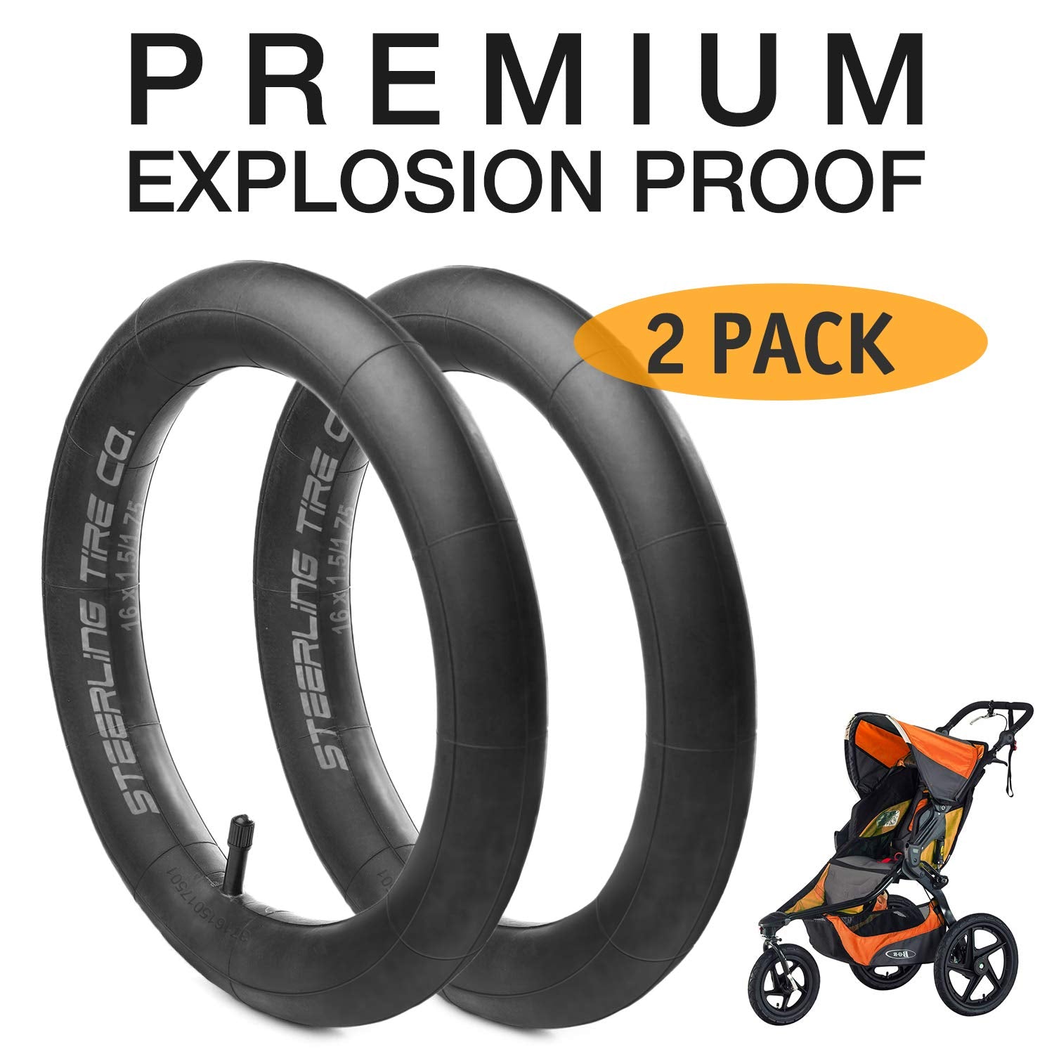 Steerling inner-tube delivers a smoother ride on Bob strollers.