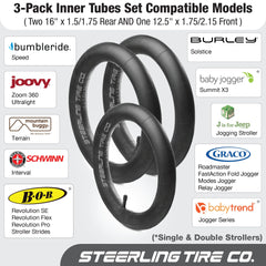 Steerling Tire Co easy installation guide view, simple tube replacement.