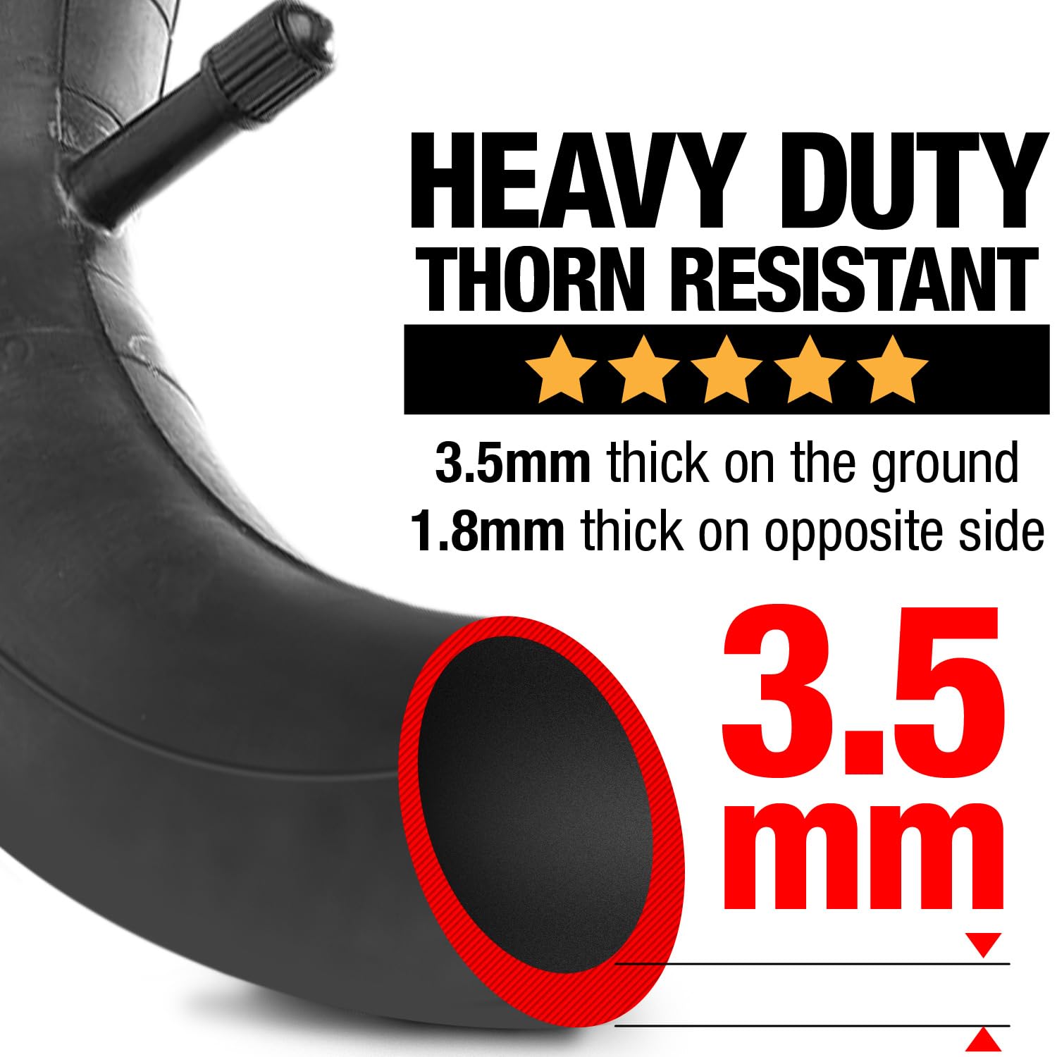 Steerling Tire Co self-sealing inner tube for puncture repair during jogs.