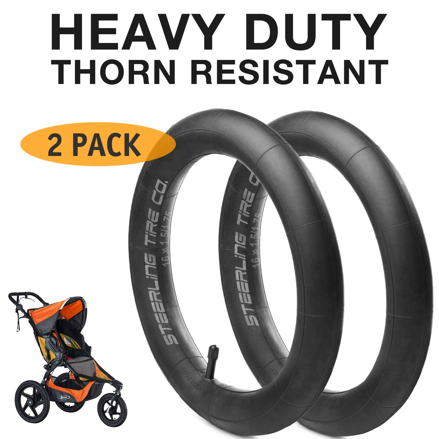 Steerling Tire Co. two-pack packaging adds value and convenience.