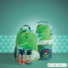 Stephen Joseph Flip Top fits in cup holders and backpack pockets.
