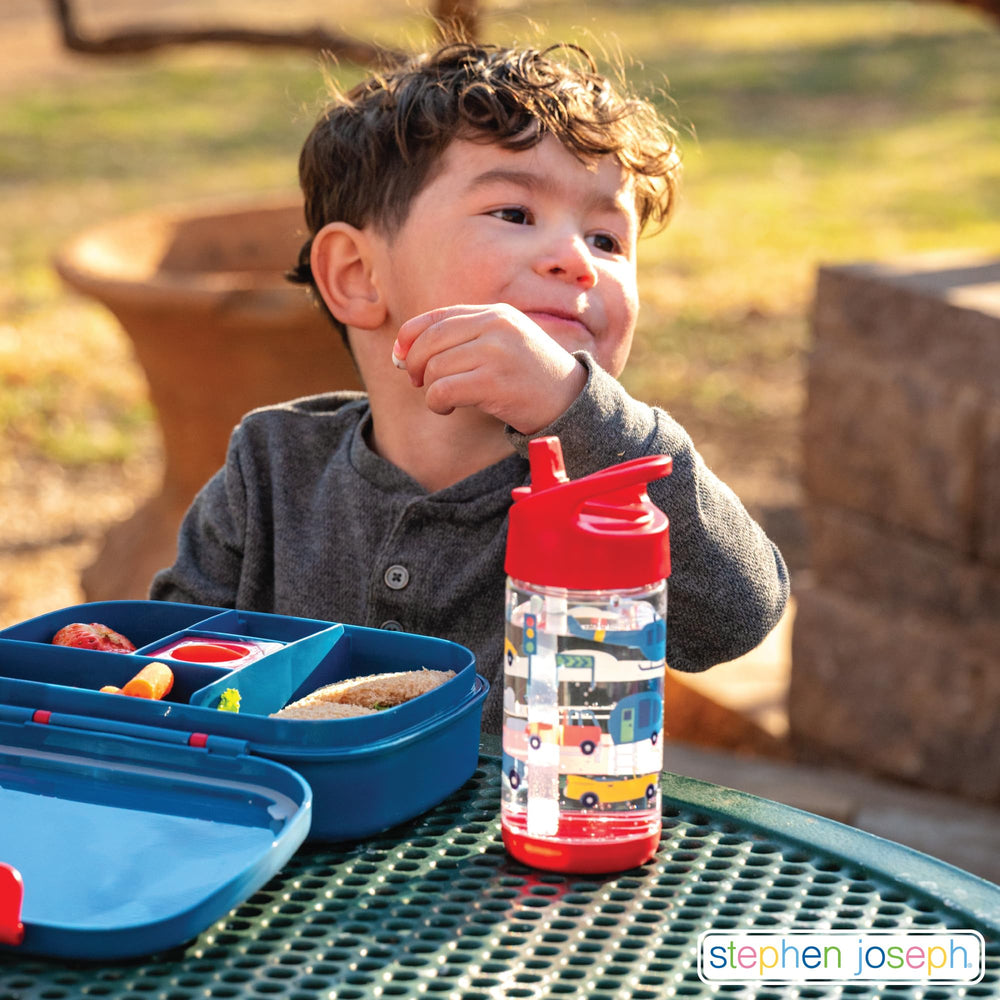 Stephen Joseph bottle disassembles for easy washing after adventures.
