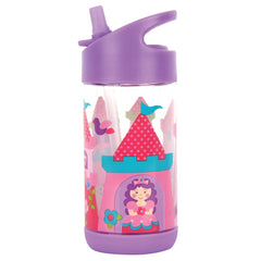 Stephen Joseph Princess two-straw bottle supports shared sipping during play.
