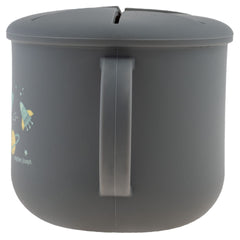 Stephen Joseph silicone snack cup easy-clean design simplifies cleanup after meals.