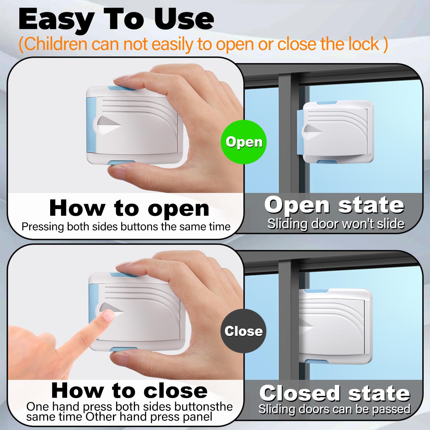 STERGDE 2-pack covers multiple doors without extra tools
