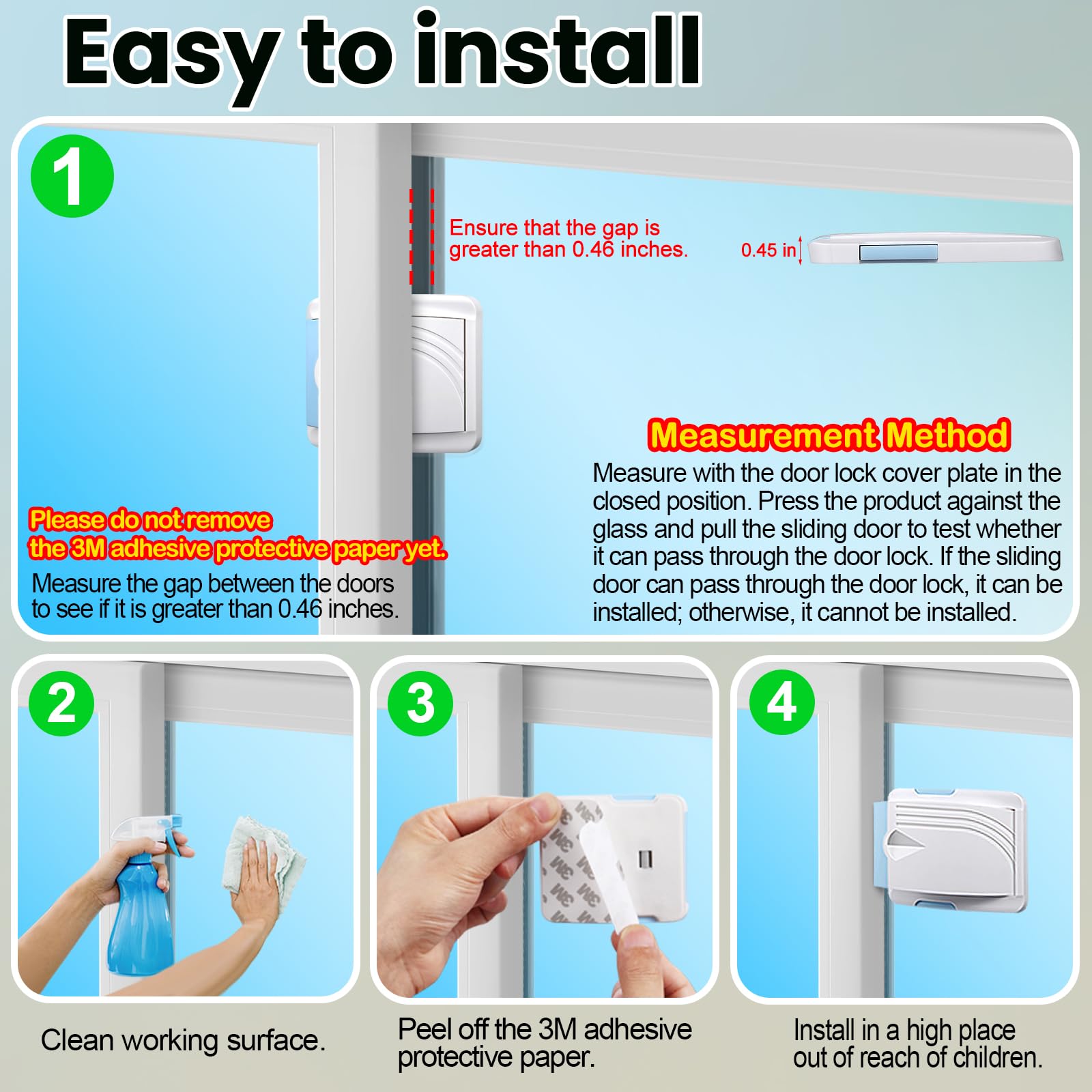 STERGDE wardrobe application demonstrating versatile door protection.
