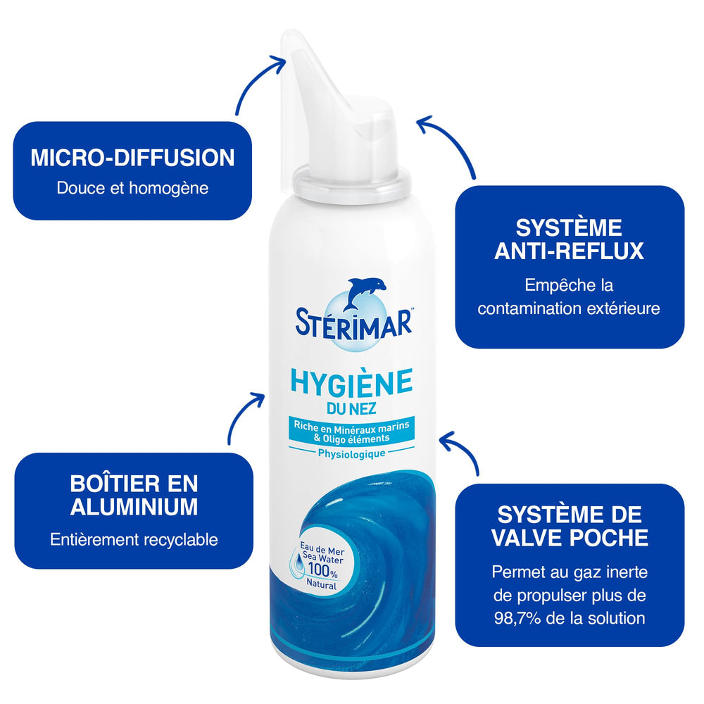 Sterimar baby-use design is suitable for babies and children.