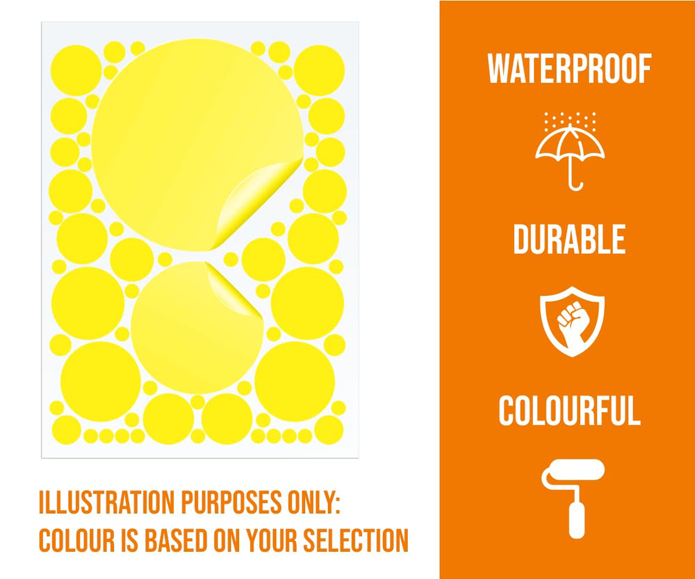 StickerDeen polka-dot circle variety pack elevates classrooms with playful decor