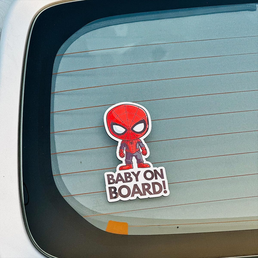 STIXORAMA high-quality-printing sticker yields crisp spider design on vehicle