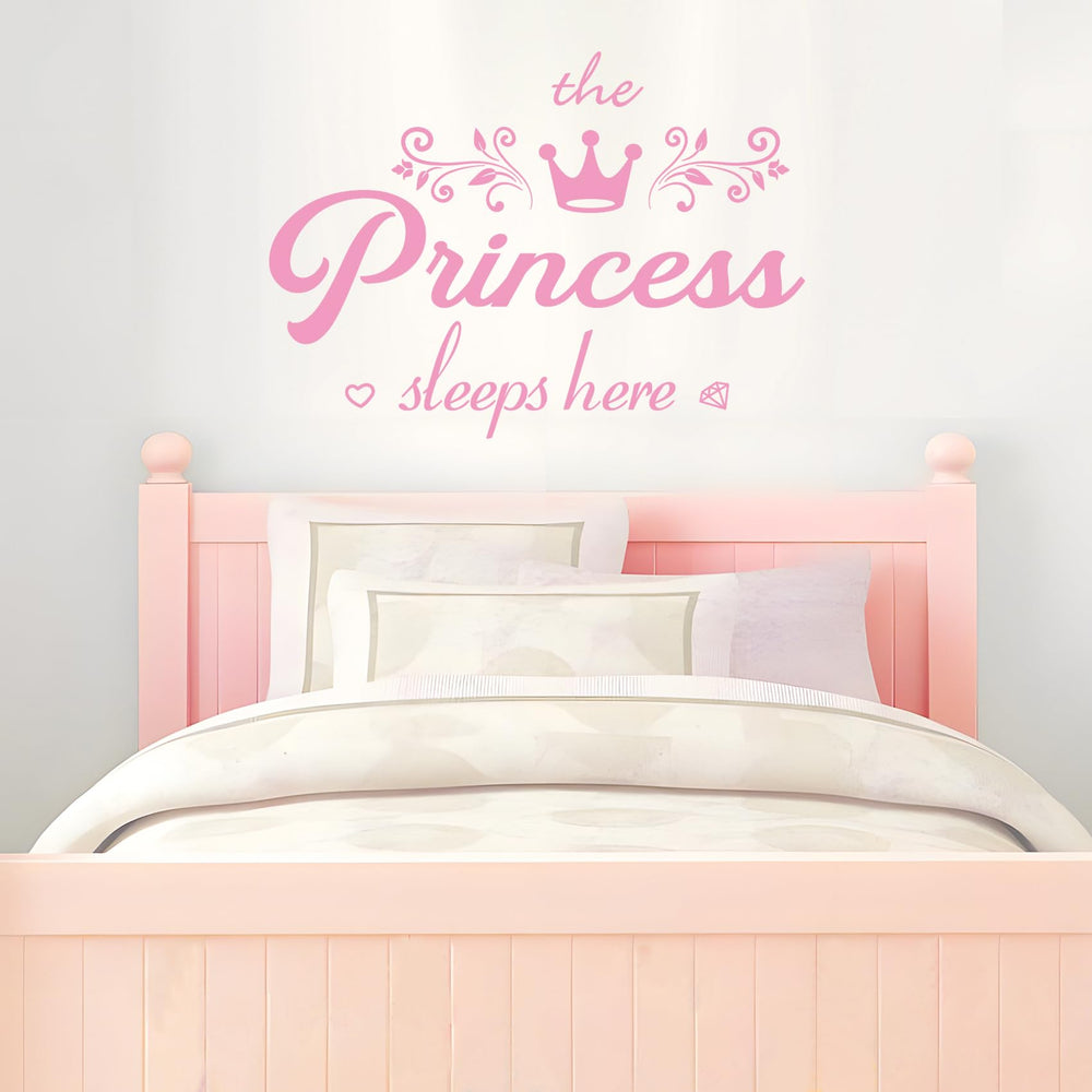 STNRST-IN pink hearts and diamonds wall art for kids room.