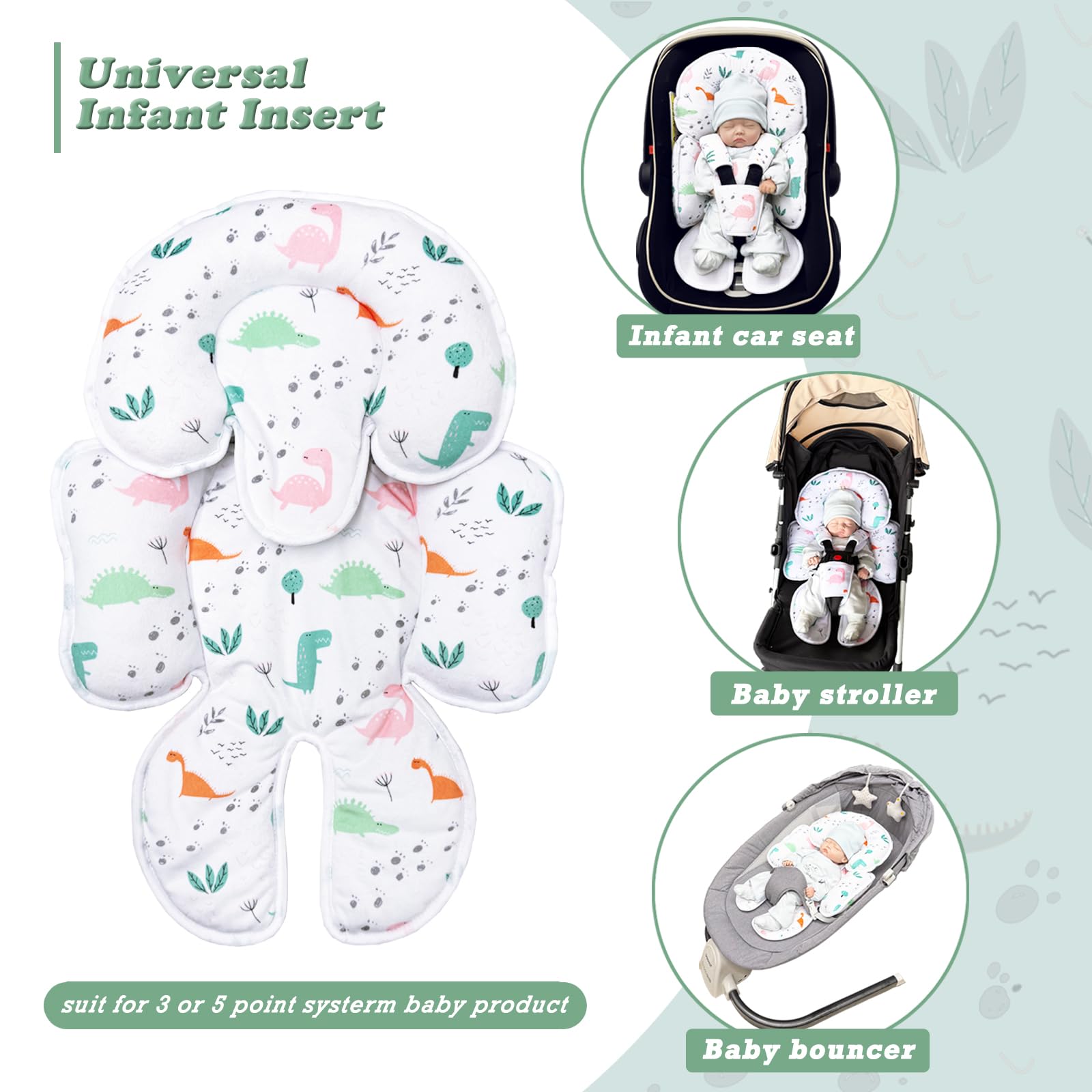 StoHua soft polyester with 3D mesh keeps baby comfy in all seasons