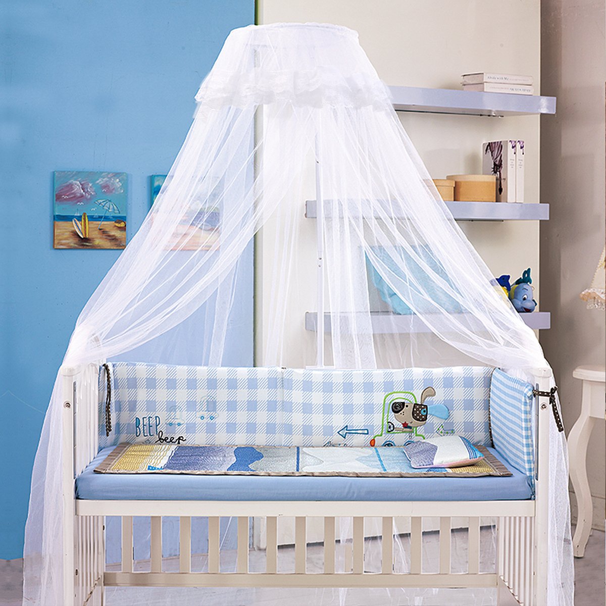 STOBOK see-through netting lets you check baby without waking them
