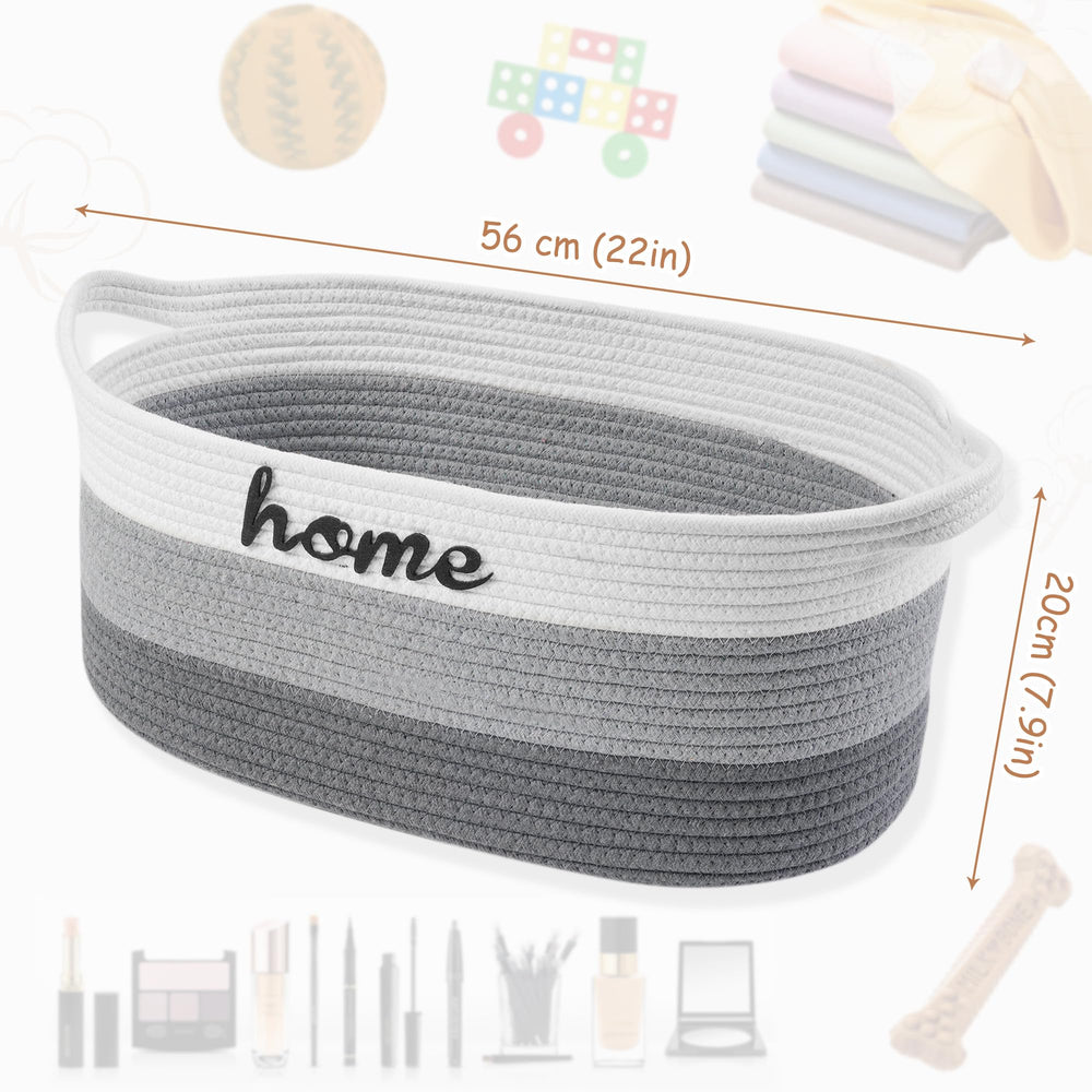 STOBSK gift-ready dog toy basket showcases stylish organizer for gifting.