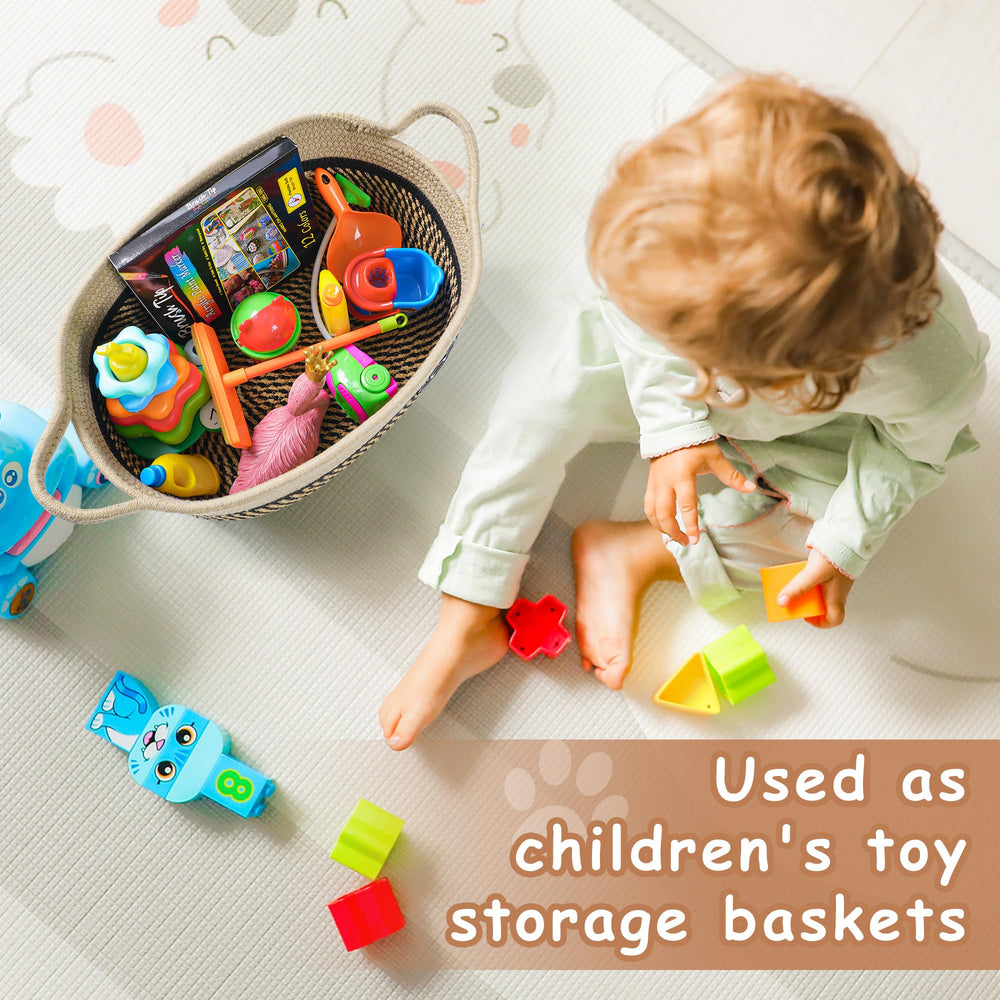 STOBSK multi-use storage basket ideal for bathroom or kitchen organization.