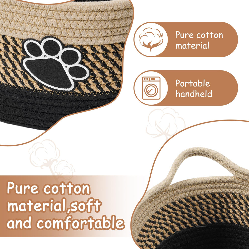 STOBSK woven basket bohemian decor complements rooms while keeping clutter contained.