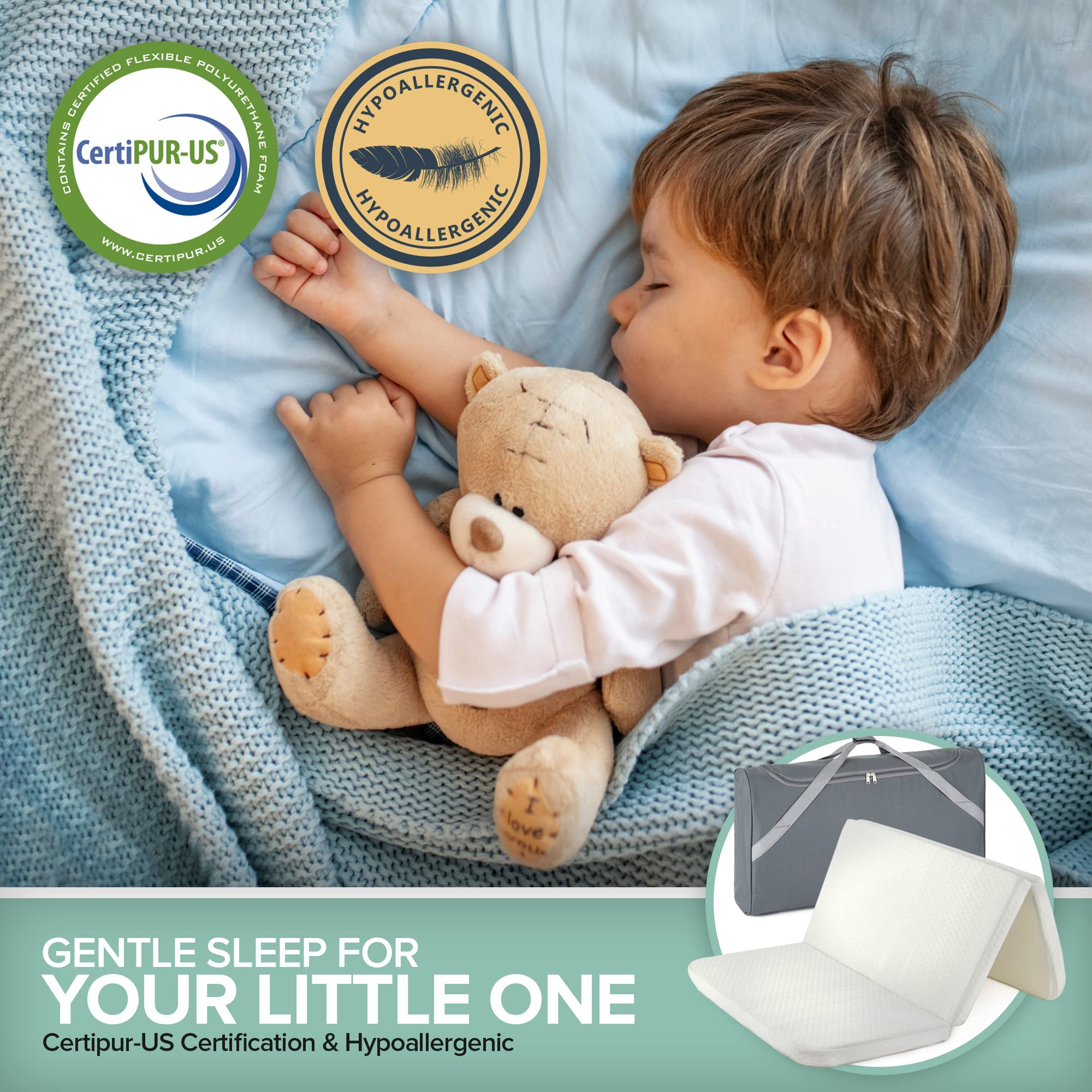 Stock Your Home Certipur-US hypoallergenic label assures safe materials for babies