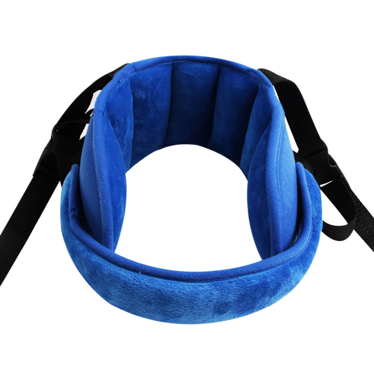 StoHua adjustable head support band front view for stable, comfortable car-seat sleep