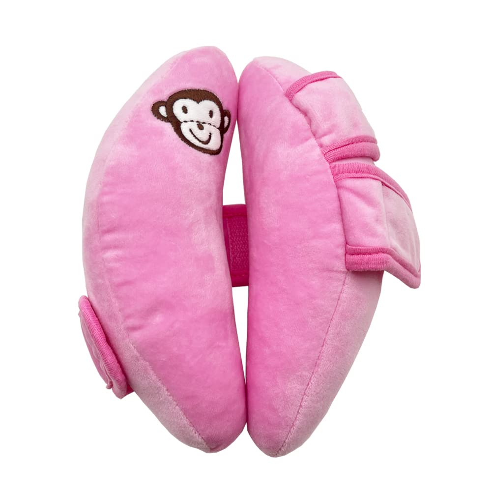 StoHua pink neck pillow keeps shoulders supported during daily outings.