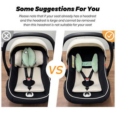 StoHua ergonomic design supports head and neck for restful sleep on the go.