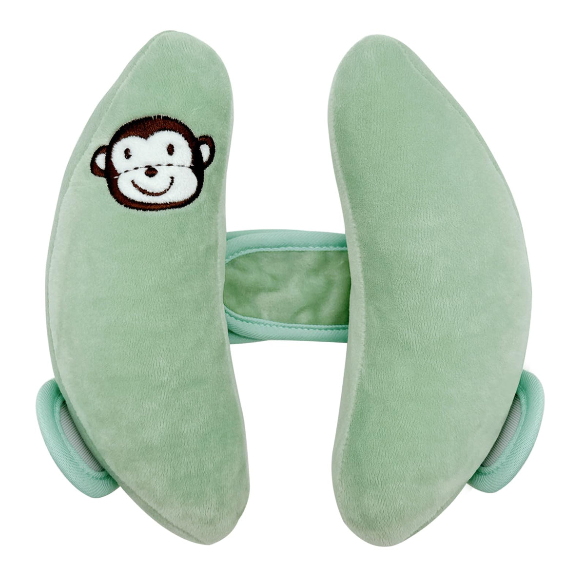 StoHua Baby Travel Pillow headrest in car seat provides gentle neck support for infants.