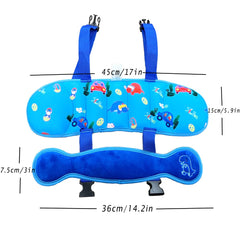 StoHua children's travel setup with head support on stroller.