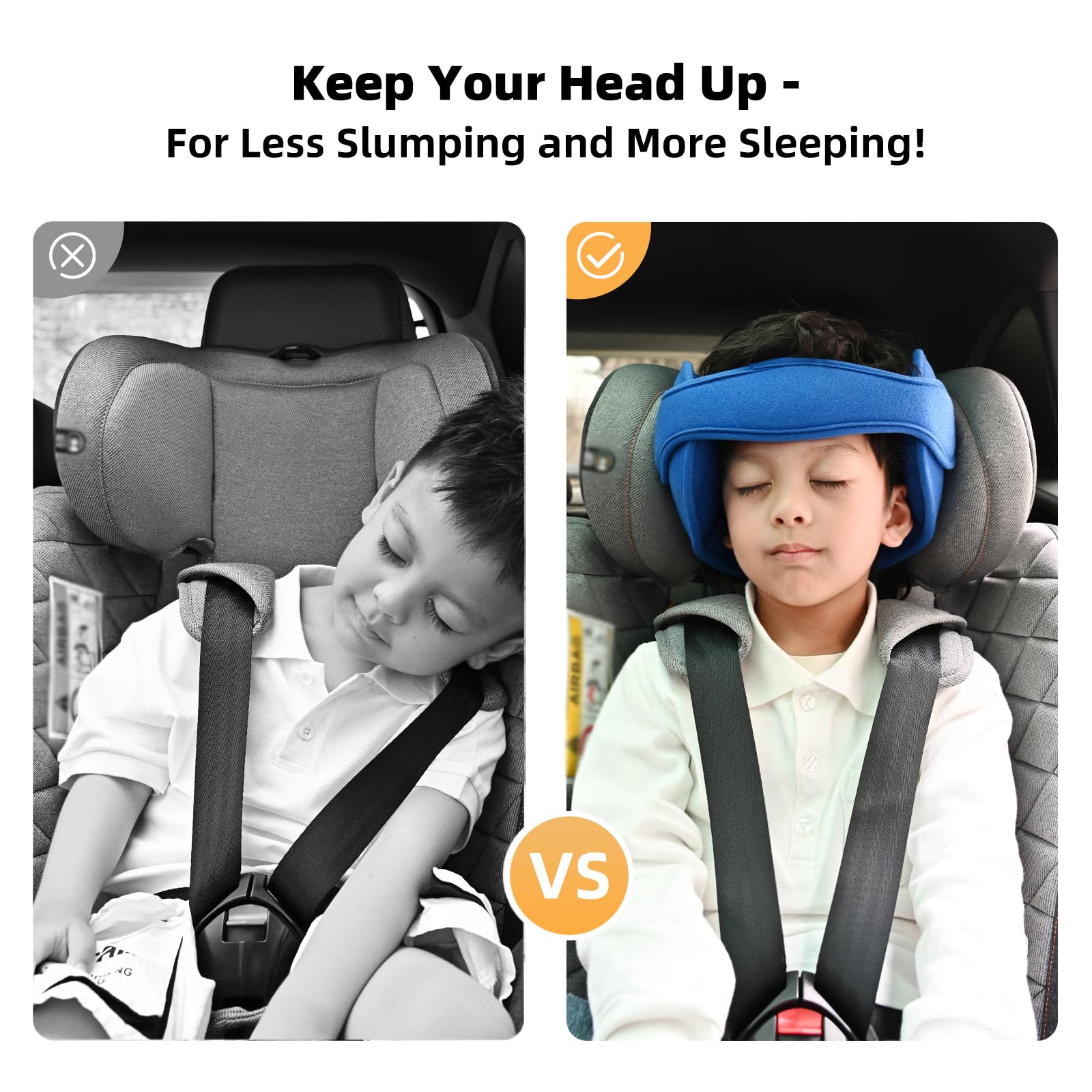 StoHua headrest with straps shows easy installation for road trips
