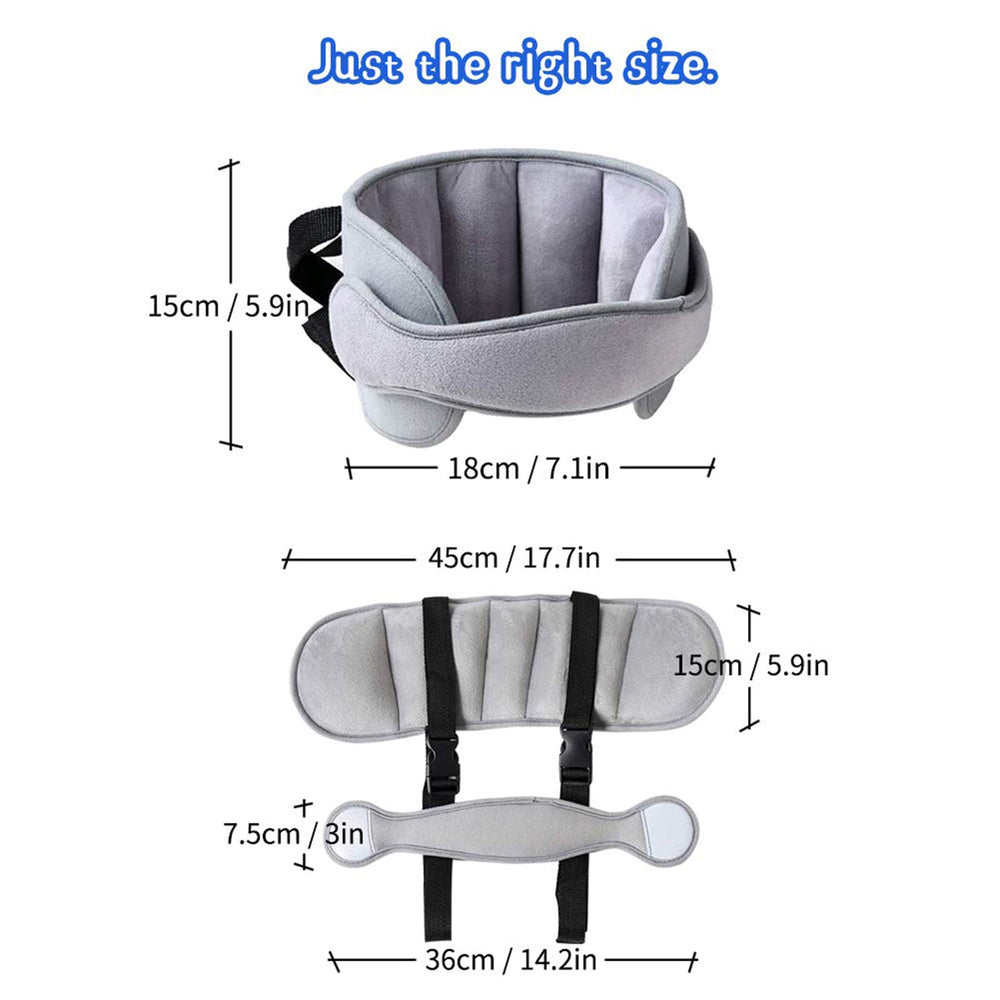 StoHua neck-support pillow with buckle adds security on trips.
