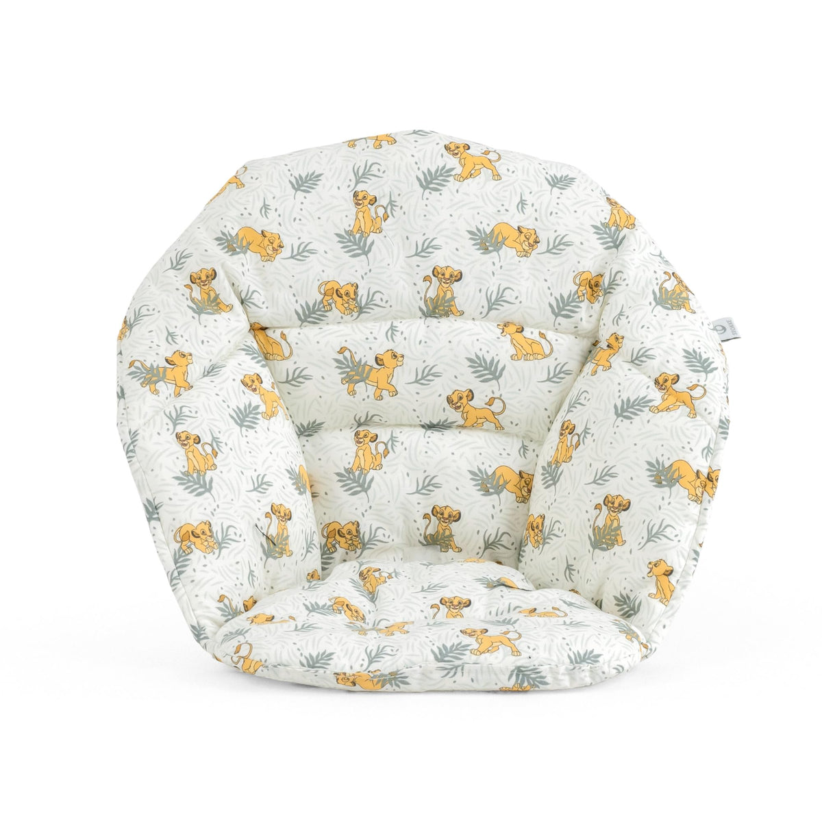 Stokke Clikk Cushion Disney Lion King Jungle front view showing support during meals