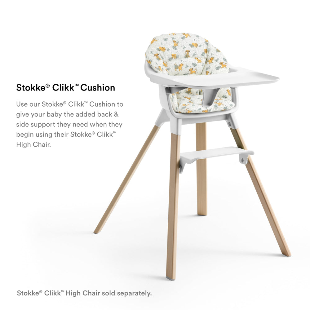 Stokke Clikk Cushion reversible side view highlighting two looks