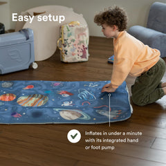 Stokke JetKids CloudSleeper side-bumpers keep little sleepers secure during restless nights.