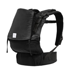 Stokke Limas Carrier Flex black front carry for ergonomic support and close newborn contact.