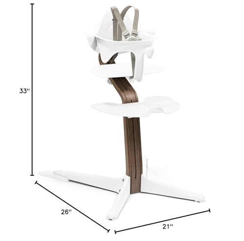 Stokke Nomi grows with your child, transforming into a standalone chair.