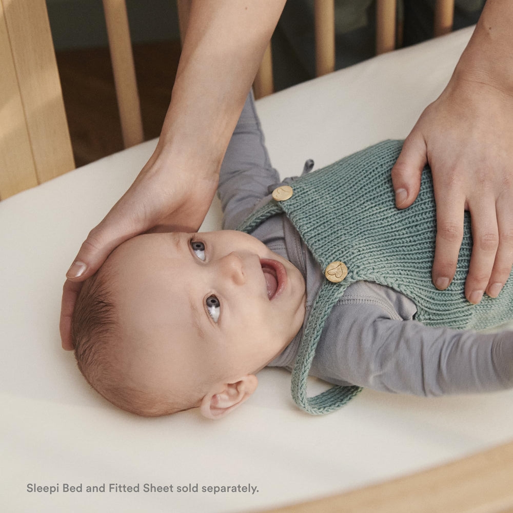 Stokke Sleepi Mattress Air is non-toxic and recyclable for a safer nursery.