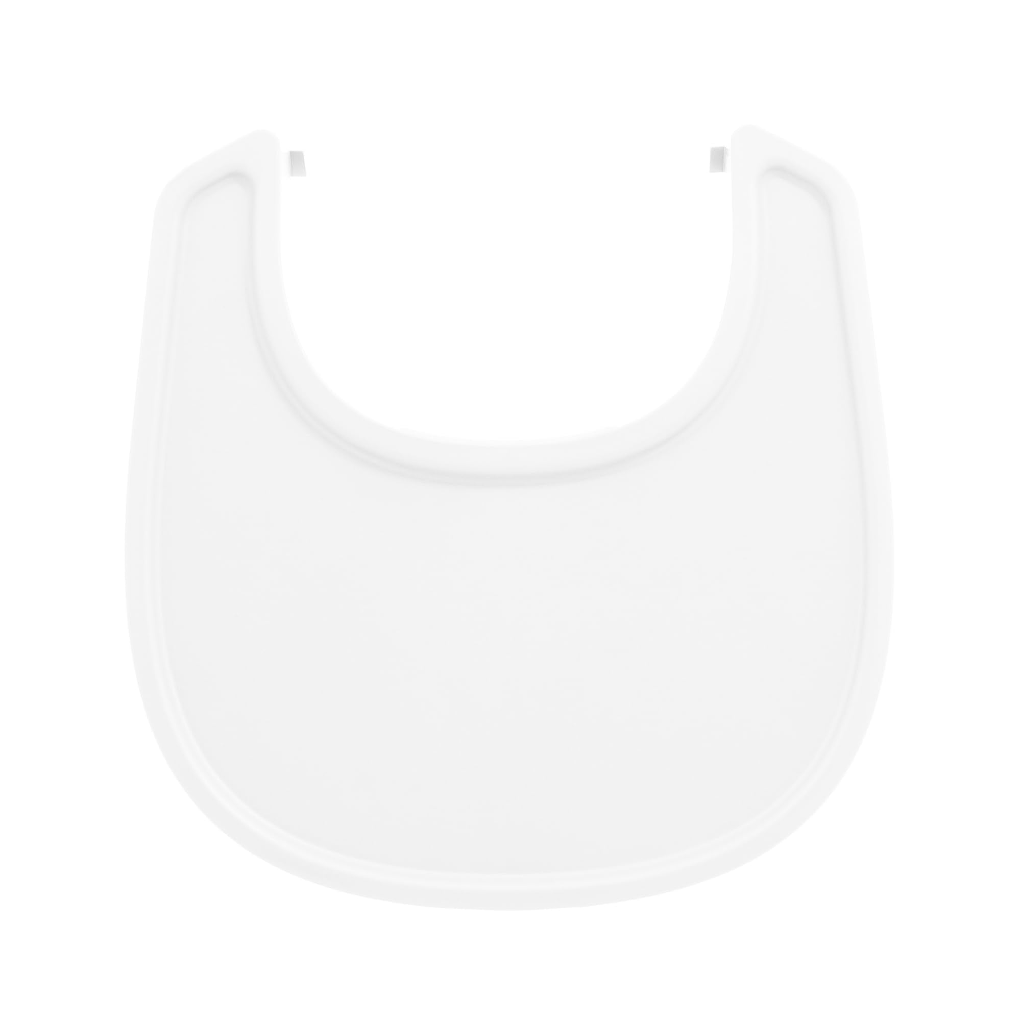 Stokke Tray for Nomi white mounted on Nomi chair for family meals