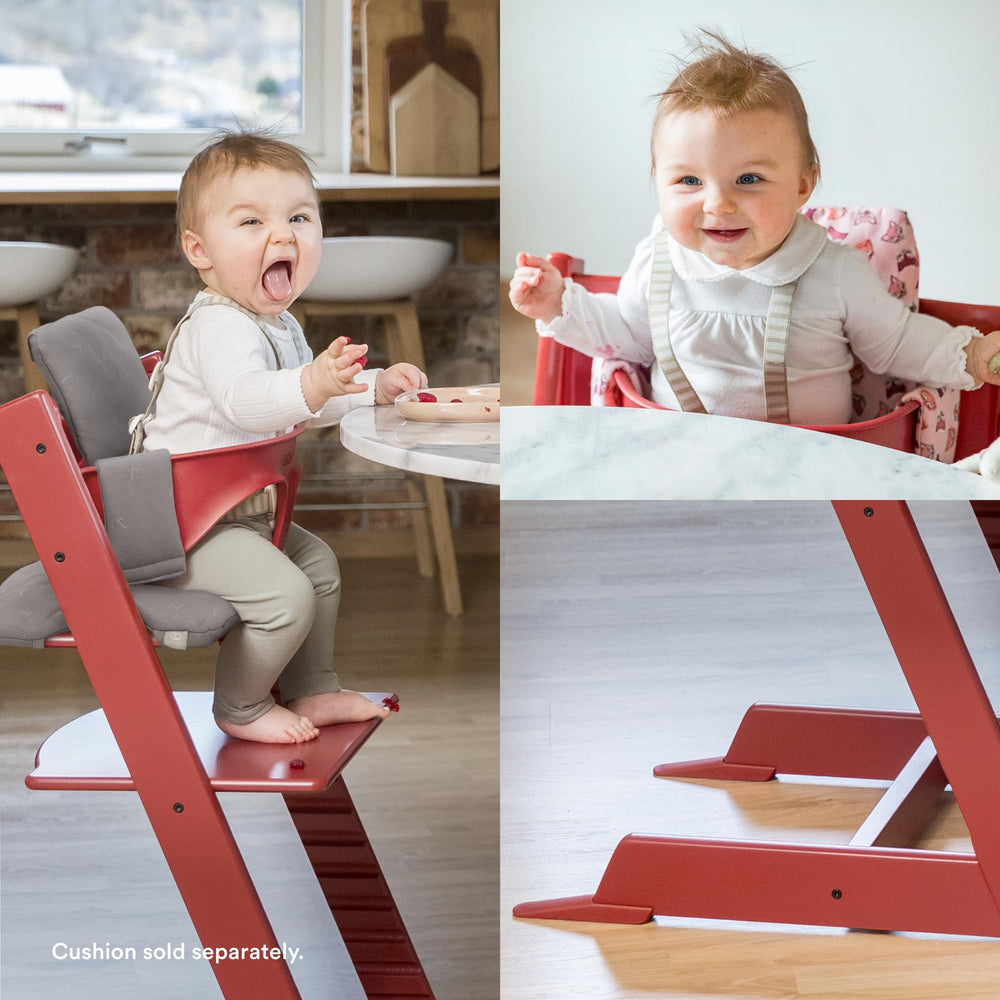 Stokke Tripp Trapp hazy grey wipe-clean plastic for easy care