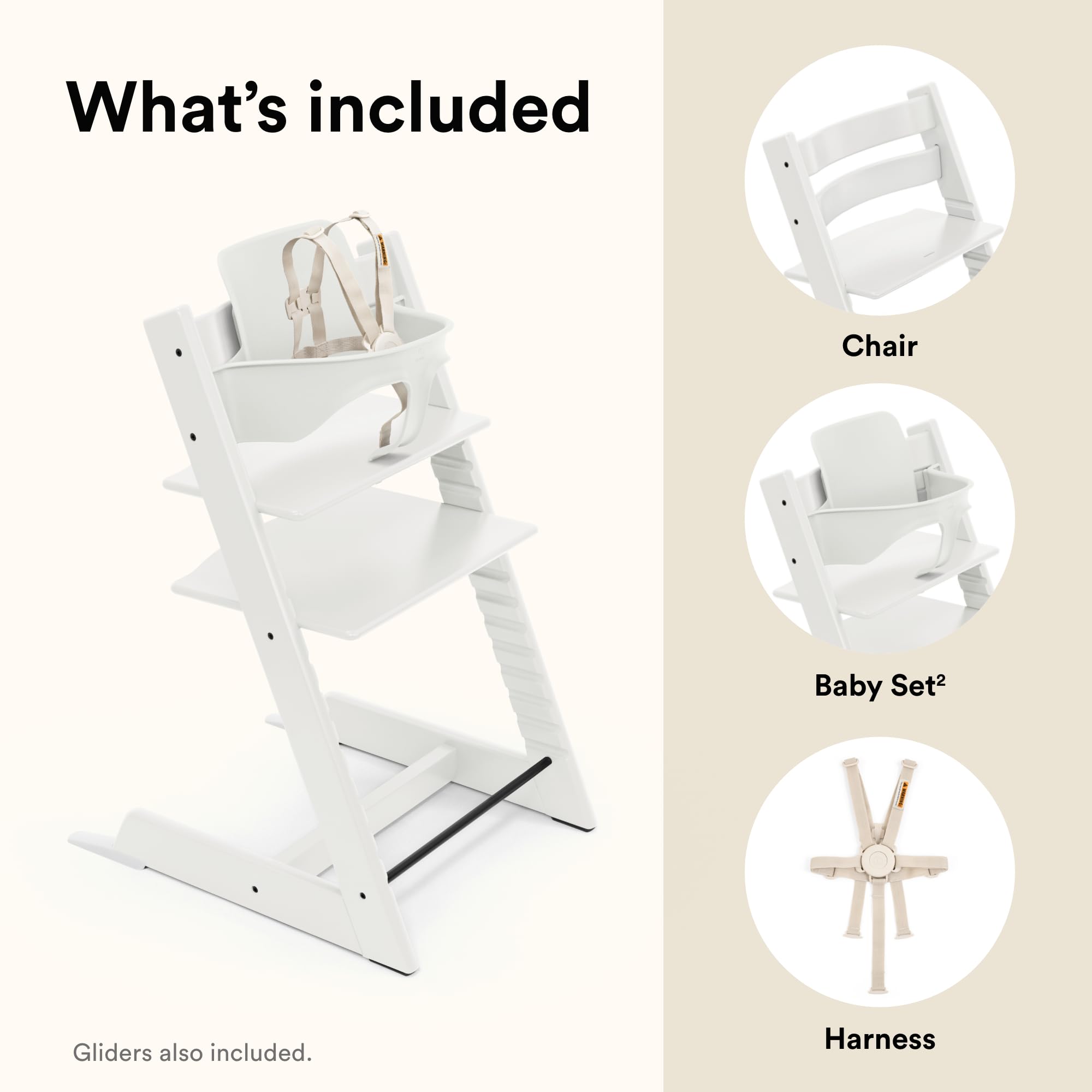 Stokke Tripp Trapp Chair 2 designed to grow with your child through meals.