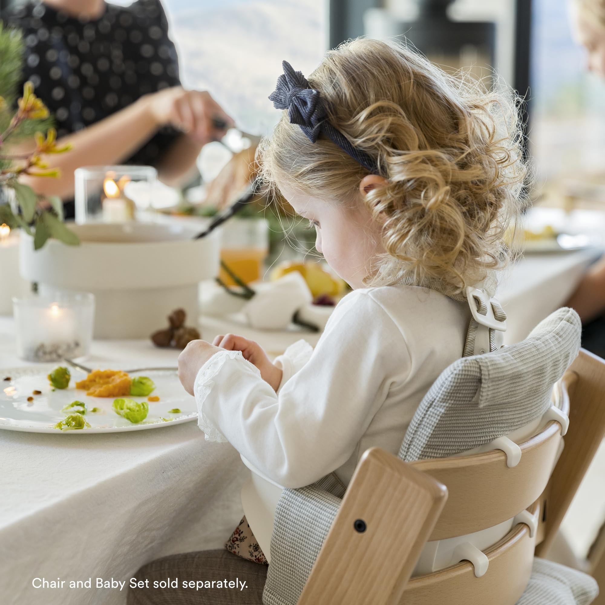 Stokke Tripp Trapp cushion organic cotton emphasizes material quality and softness