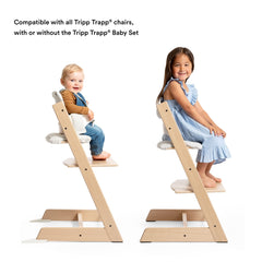 Stokke Tripp Trapp Classic Cushion Icon Grey with Baby Set compatibility for flexible seating