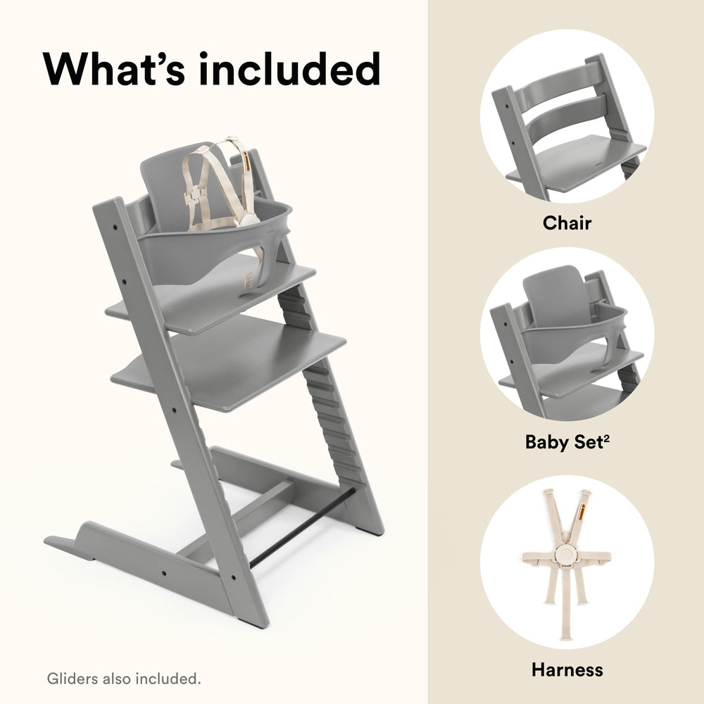 Stokke Tripp Trapp easy-clean surfaces simplify daily maintenance.