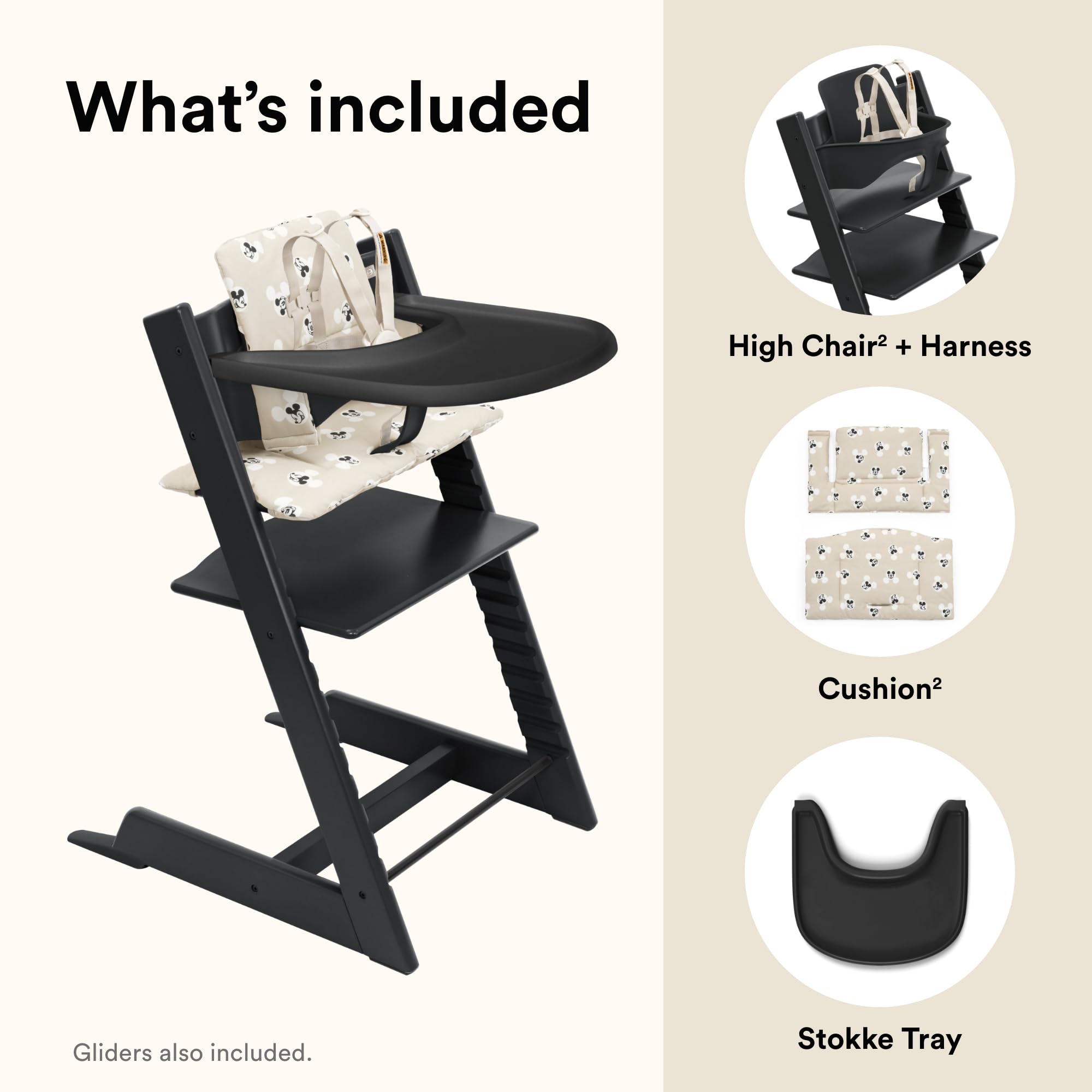 Stokke Tripp Trapp Easy tool-free assembly and setup