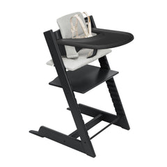 Stokke Tripp Trapp High Chair 2 Black angled view for family dining