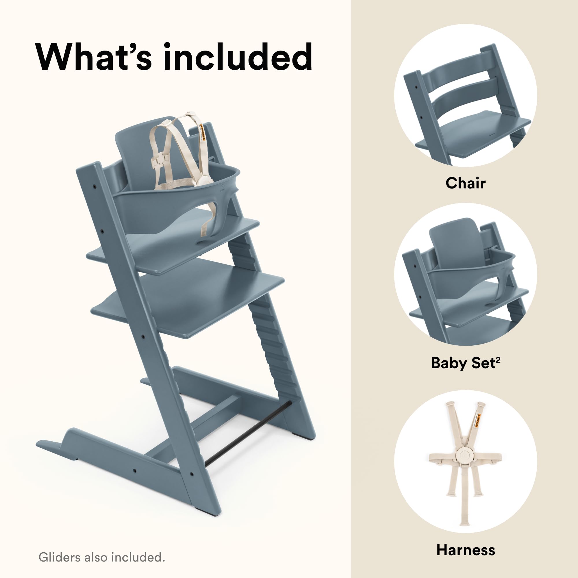 Stokke Tripp Trapp 2 easy clean wood finish for busy homes