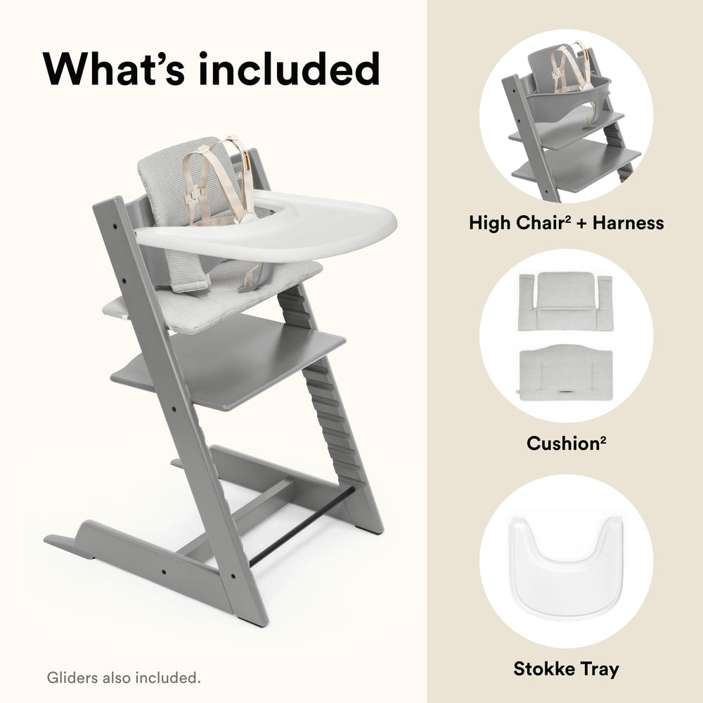 Stokke Tripp Trapp ready for table-use with family