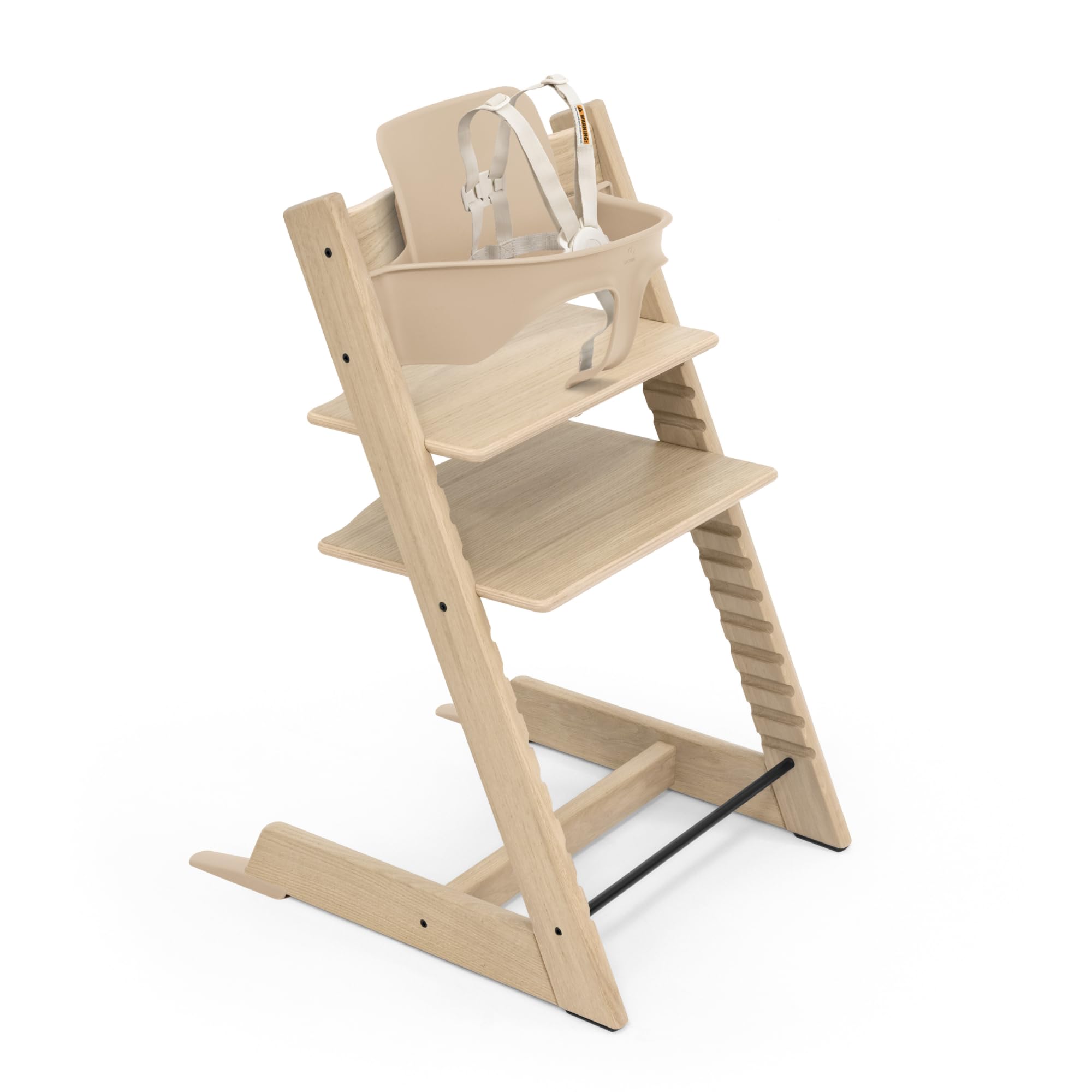 Stokke Tripp Trapp Oak Chair Natural front view supports family meals