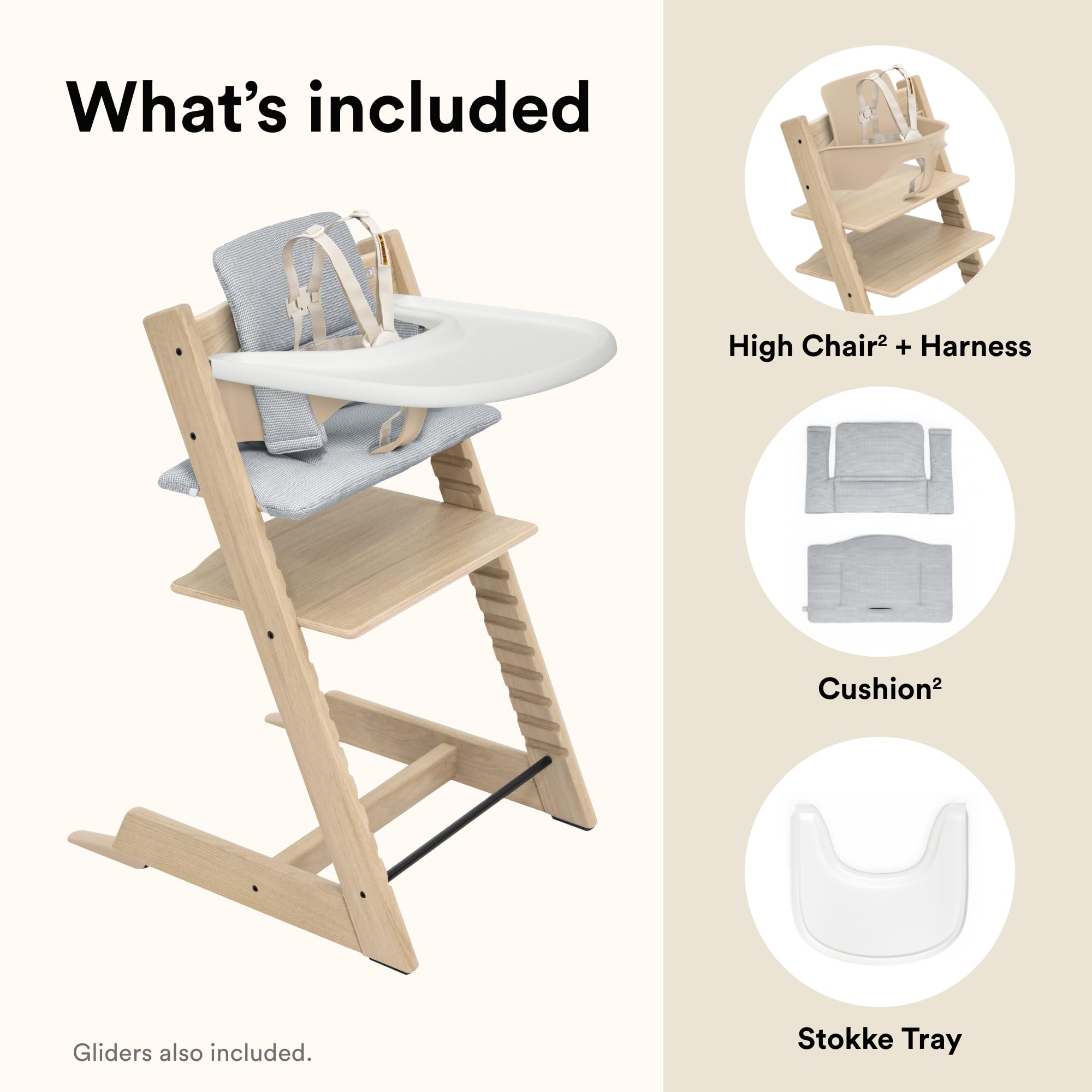Stokke Tripp Trapp Oak High Chair suits everyday meals and family moments.