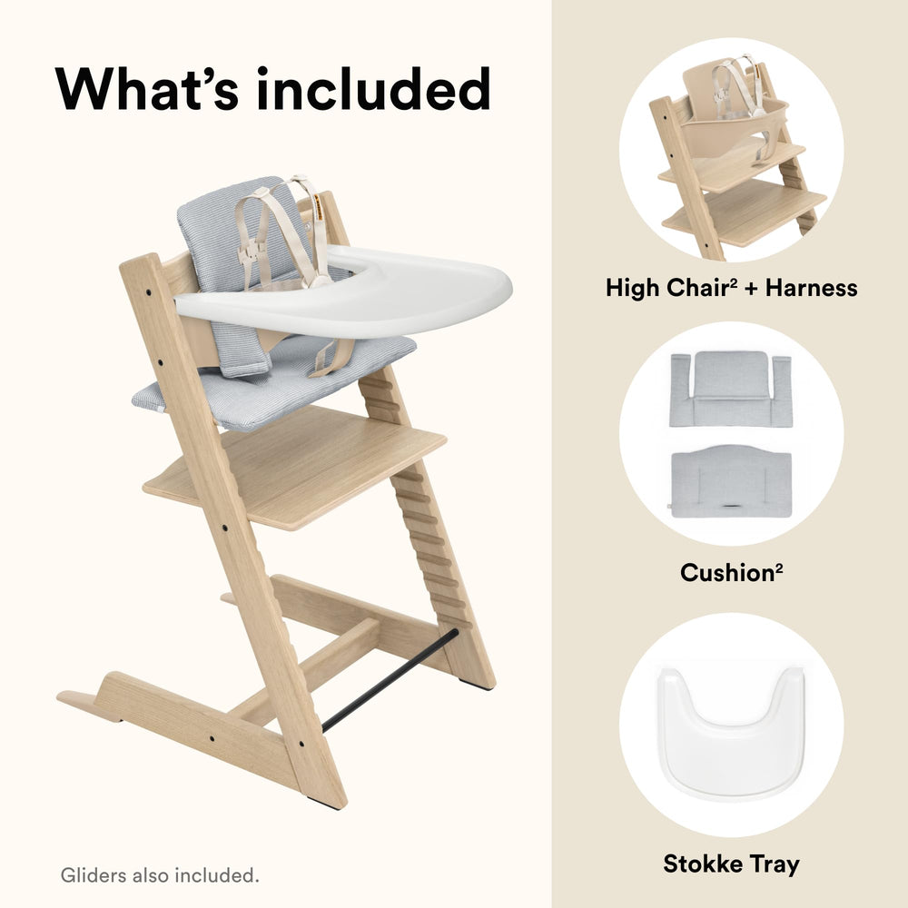 Stokke Tripp Trapp Oak High Chair suits everyday meals and family moments.
